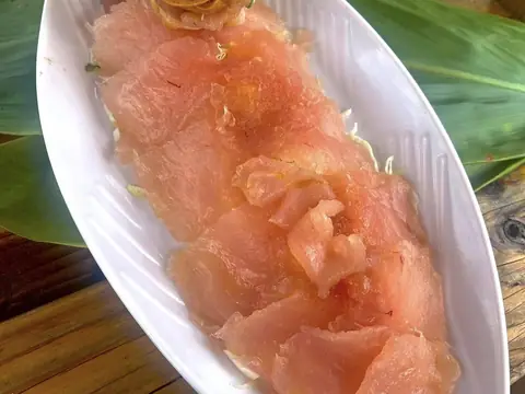 Sashimi façon Tepano